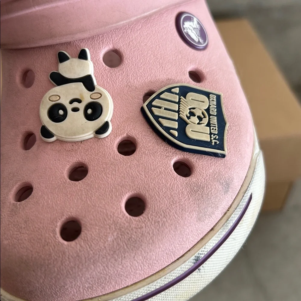 Crocs Crocband J1 Kids' Clogs Pink Used